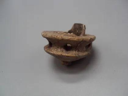 фото, Козацька люлька кераміка глина археологія деталь козацкая люлька археология глина 3,4х2,7 см №18567