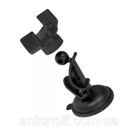 Автотримач Hoco CA40 для телефона на панель / лобове скло Чорний Інтернет-аукціон