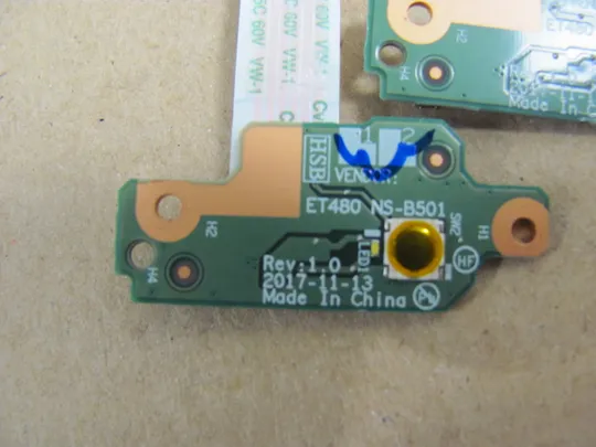 номер0650-15 плата кнопка вкл Плата кнопки включеня Кнопкова плата Кнопковий модуль Плата управління кнопками Плата кнопки живлення Laptop Power button board ET480 NS-B501 NBX0001LP10 NBX0001LP00 для Lenovo Thinkpad T480 T470 A485 A475 оригінал З аукціону