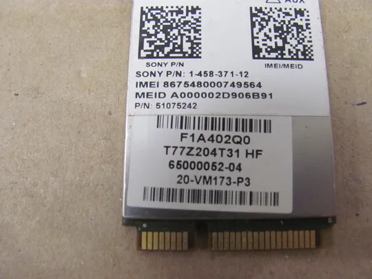 Купити 641-28 3G модем +GPS T77Z204.32 HF  для Sony Vaio VPCSE PCG-41414M оригінал
