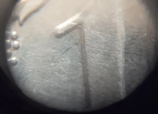 (5283) 10 копійок 2006 гарне зминання на реверсі + круговий виробіток штампа на реверсі та аверсі (10копеек 2006 брак) Де купити