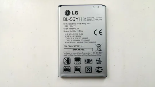 оригинальный литий-ионный аккумулятор li-Ion Battery Typ 3000mah BL-53YH для LG G3 З аукціону