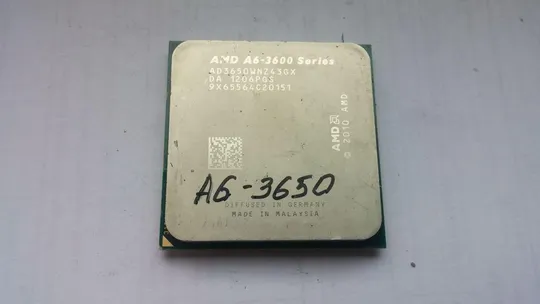 4x ядерный процессор AMD A6-3650 2.60GHz/4MB/2000MHz (AD3650WNZ43GX) 65W FM1 Ціна