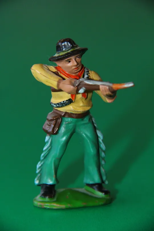 ковбой ГДР № 010-В НАТТІ БАМПО Lisanto М&#039;яка Резина БЕЗ ШТОВХАЧІВ рання фігурка Ціна