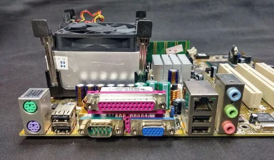 Материнская плата ASUS P4BGL-MX LGA478 Rev 2.0 + Pentium 4 HT 2.80GHz + 512Mb DDR 400 + др. Продаж