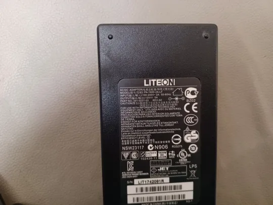 Купити 0956 адаптер живлення LITEON PA-1600.2A-LF 12V 5A  НІМЕЧЧИНА