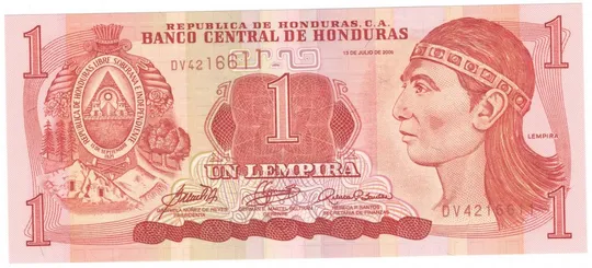 1 лемпіра 2006 року UNC Гондурас Ціна