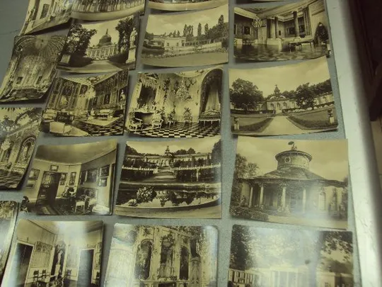 набор открыток потсдам 1945 мини лот 23 шт №8283 З аукціону