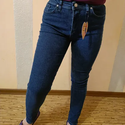 фото, НОВІ ДЖИНСИ ЖІНОЧІ! Темно-сині скіні! ДЖИНСИ сині, СТИЛЬНІ!