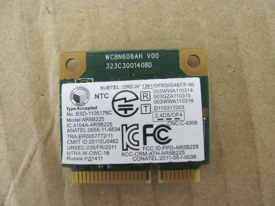 Купити 62-28 WI-FI адаптер AR5B225 для Lenovo IdeaPad G505s