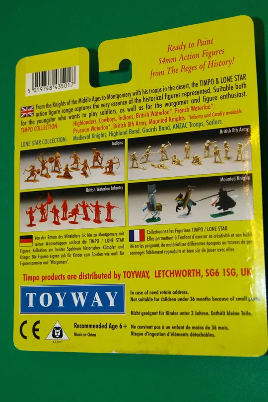 ШОТЛАНДСЬКІ ГОРЯНИ загін TIMPO 55-60мм НАБІР 43501 в упаковці З аукціону