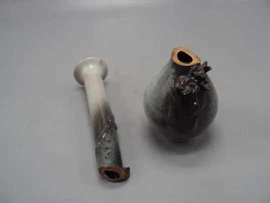 Купити Вазочка керамика ваза цветочки высота 21,4 см под реставрацию №13974