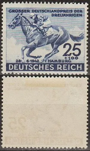 фото, 1942 - Рейх - Турнір в Гамбурзі Mi.814 _6.0 € *