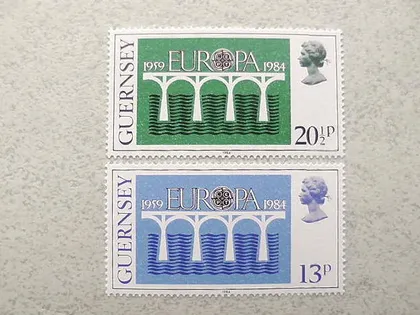 фото, Серія поштових марок Англія Гернсі " Європа СЕРТ " 1984 рік **