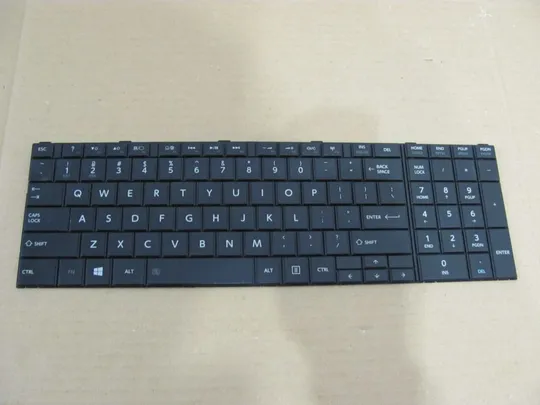 номер0028-3 клавіатура Клавіатура для ноутбука  Keyboard робоча NSK-TT4SU 9Z.N7TSU.401 для Toshiba Satellite C850 оригінал Ціна