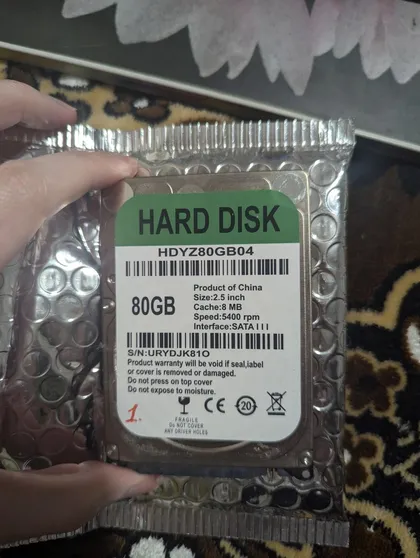 фото, №1! HDD WD 80GB 2.5" SATAIII SATA3 80гб сата3 для ноутбука ПК