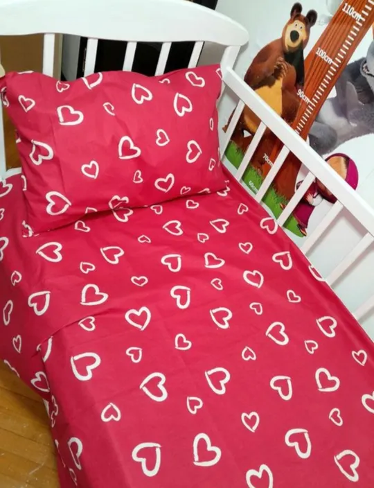 Купити Дитяча постіль "Серденька"