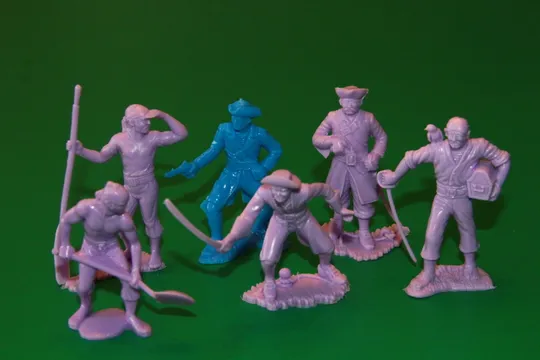 ПІРАТИ пираты MARX 60мм  зроблено в США 6 штук Ціна