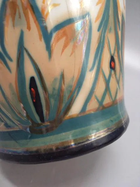 Ваза большая фарфор полонное портрет женщины высота 43,5 см, диаметр 12 см №13705 Інтернет-аукціон