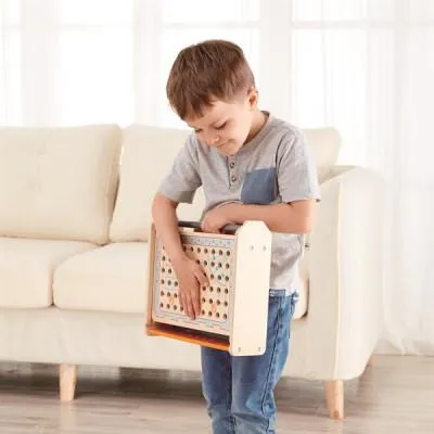 Конструктор Hape Junior Inventor Инструменты для экспериментов 32 элемента (E3029) З аукціону