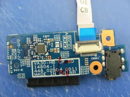 №204-19 плата Audio, Card Reader 448.02B04.0011 450.02B03.0011 для V3-371 MS2392 оригінал Інтернет-аукціон