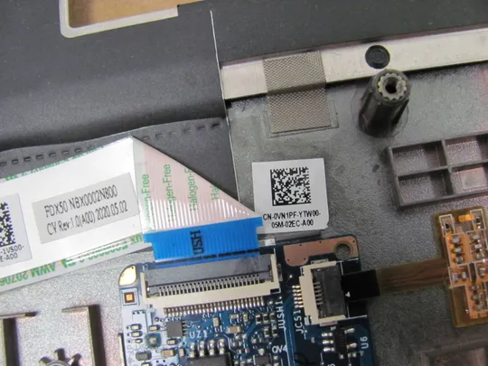 861-17 Кришка панель палмрест тачпад 0KMPN3 AP2V7000502 для  Dell Precision 7550 7560 оригінал Інструкція