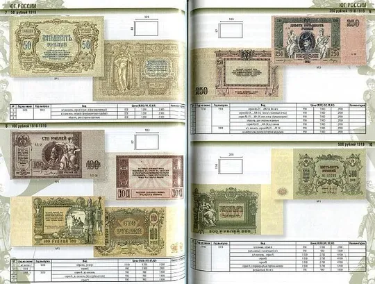 Каталог банкнот России периода гражданской войны - *.pdf Продаж