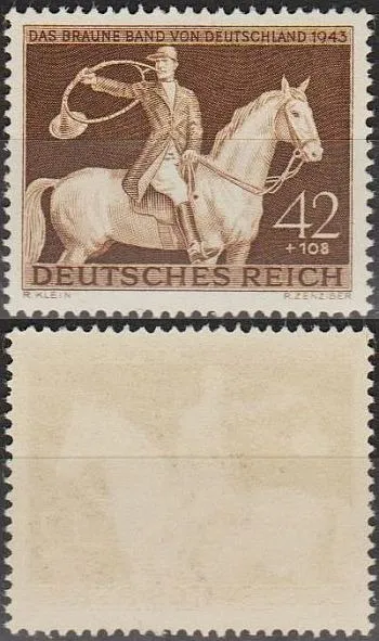 фото, 1943 - Рейх - Турнір в Мюнхені Mi.854 **