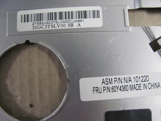 58-14 кріплення клавіатури 60Y4360 3JGC3TSLV00 для   Lenovo ThinkPad SL510 оригінал З аукціону