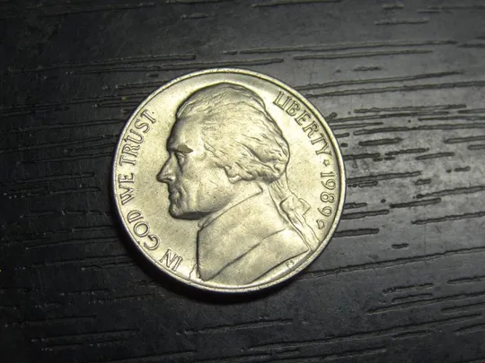 5 центів 1989 D США Ціна