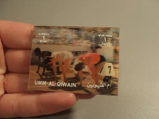 марка Умм-эль-Кайвайн 1972 спорт бег олимпиада мюнхен легкая атлетика №1615 Інтернет-аукціон