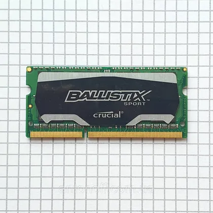 фото, Модуль пам'яті Crucial Ballistix Sport 4GB DDR3L 1600MHz BLS4G3N169ES4.16FE для ноутбука