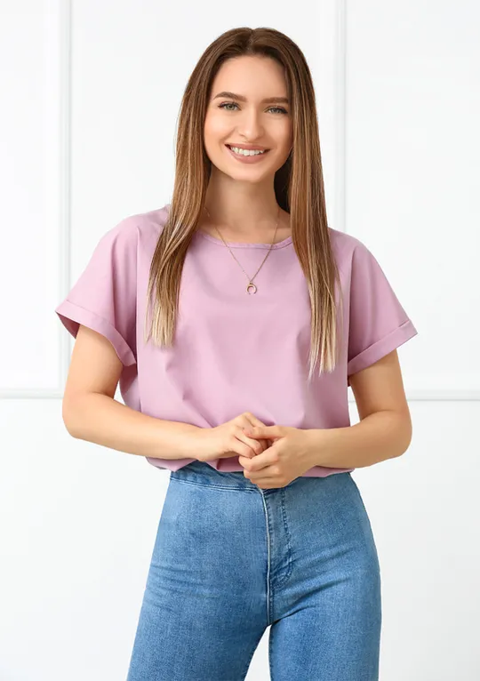 Літня блузка футболка вільного крою &quot;Moment&quot; Торговий майданчик