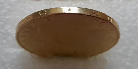 (3869) 1 гривня 2006 викрошки у букві "Г" слова "ГРИВНЯ" та крапках між "2006" на гурті (брак) З аукціону