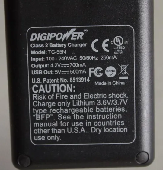 Купити Зарядное устройство Digipower TC-55N для аккумуляторов Nikon ENEL5, ENEL8, ENEL10, ENEL11 and ENEL12 Вживане