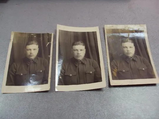 фотография герой советского союза гсс 1939 печать лот 3 шт №12172 Ціна