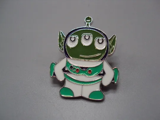 Значок пін мультфільм Pixar Disney Toy story pizza Іншопланетянин планета Піцца знак брошка №18469 З аукціону