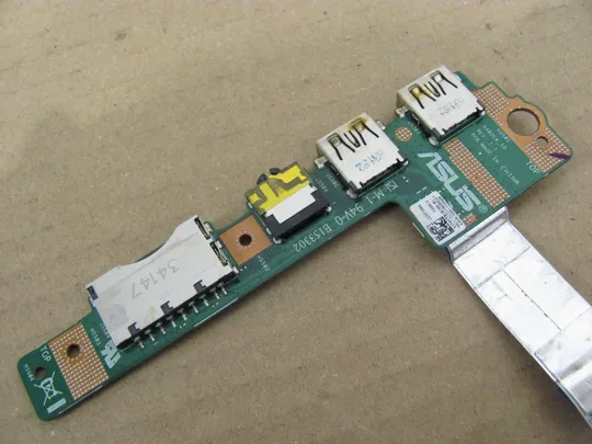 номер0319-21 плата USB AUDIO CARD READER 69N0P5B10C00-01 для ASUS VivoBook S300CA оригінал З аукціону