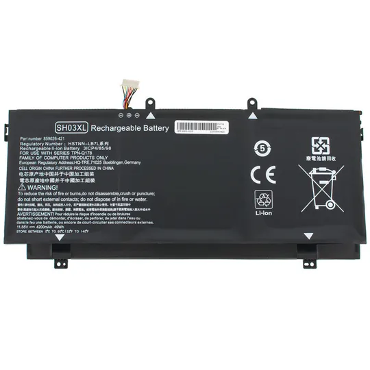 Батарея для ноутбука HP SH03XL (Spectre X360 13-AC, 13-AB) 11.55V 4200mAh 49Wh Black З аукціону