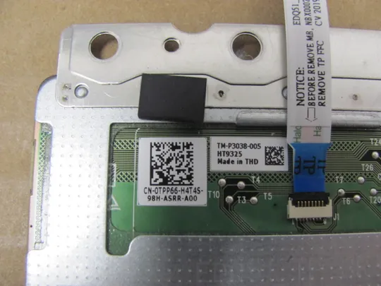 номер0777-41 тачпад сенсорна панель touchpad з кріпленням 0TPP66 NBX00021G00 02PRH3  для Dell Alienware M15 R2  оригінал З аукціону