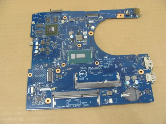 771-312 материнська плата AAL10 LA-B843P SR23W i7-5500U  для  DELL Inspiron 17 5755 5758 5759 оригінал Ціна