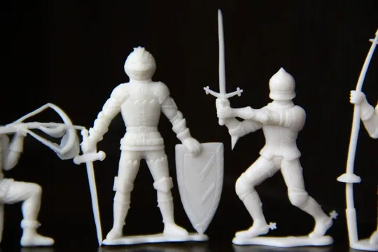 рыцари 50-52мм MPC США  8 фигурок Продаж