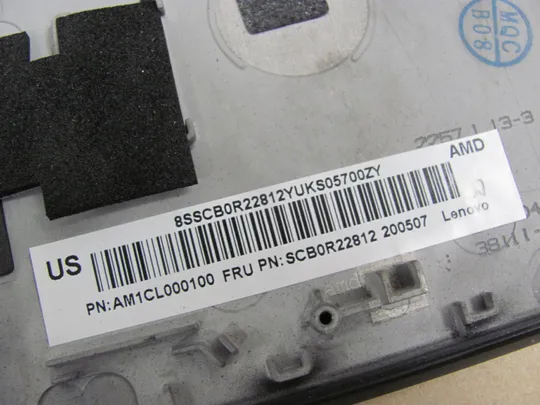 629-1 Кришка панель палмрест  AM1CL000100 SCB0R22812 для Lenovo ThinkPad T495S T490S оригінал Торговий майданчик