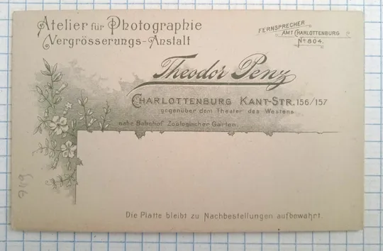 Купити Стара кабінетка Дівчинка з конячкою Німеччина bR