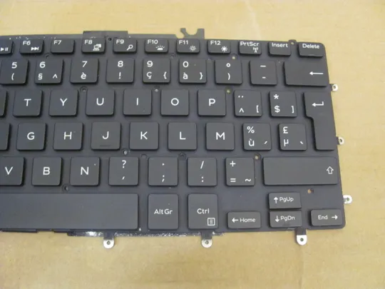 номер0916-5 клавіатура Keyboard з підсвіткою 0J62KW 0YFNDW для Dell XPS 15 7590 9550 9560 9570 Inspiron 7568 2-in-1 7558 Precision 5510 5520 5530 5540 оригінал З аукціону