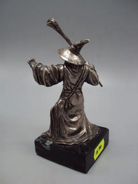 Фигура на подставке статуэтка Гендальф Властелин колец Гэндальф серебро 925 проба вес 291,98 г №9433 Недорого