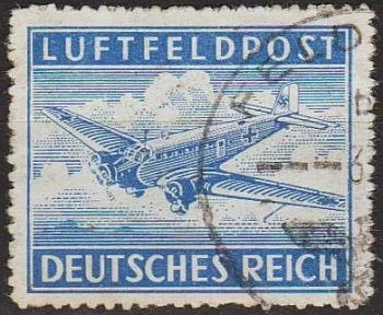 1942 - Рейх - Польова пошта Mi. 1 B  _гаш Ціна