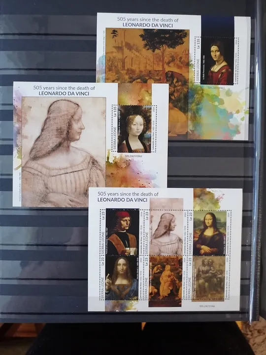 Сьерра Леоне-Леонардо да Винчи-2024. Чистый полный комплект -М/Лист+2 Блока.MNH. Ціна