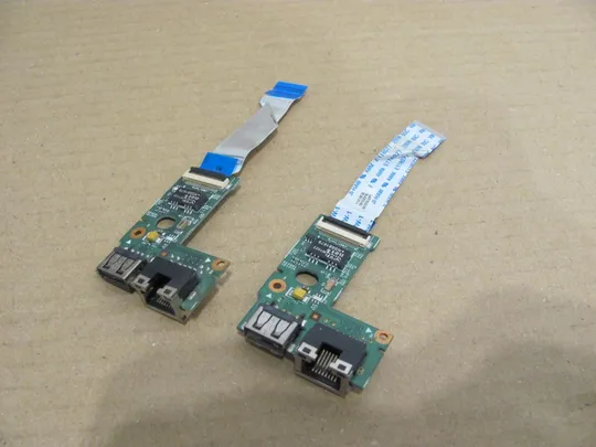 542-18 плата LAN USB 55.4M403.021 для LENOVO IdeaPad V570 V575 B570 B570 Z570 Z575 оригінал Ціна