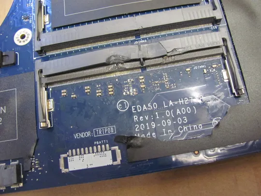 номер0991-5 материнська плата Mainboard Материнка Основна плата Системна плата Плата системи Laptop motherboard мамка ноутбучна плата   SRFCN i7-9850H EDA50 LA-H271P для Dell Precision 7540 M7540 оригінал в Україні